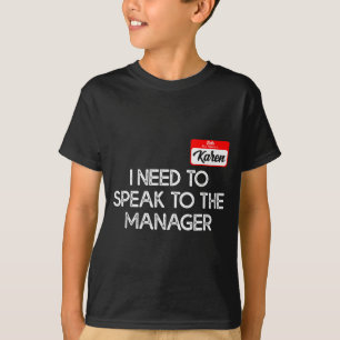 Camiseta Disfraz divertido de Karen para Halloween Habla co