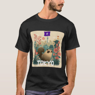 Camiseta Disfraz divertido de mapache animal Toxyko para ni