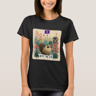 Camiseta Disfraz divertido de mapache animal Toxyko para ni