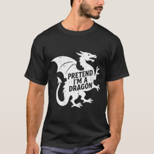 Camiseta Disfraz divertido de mujer de Halloween Finge ser