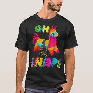 Camiseta Disfraz Divertido de Piñata OH SNAP Cinco de Mayo 