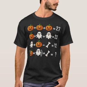 Camiseta Disfraz divertido de profesor de matemáticas con f