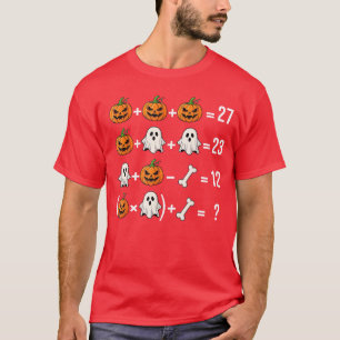 Camiseta Disfraz divertido de profesor de matemáticas fanta