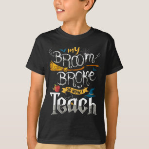 Camiseta Disfraz divertido de profesora de Halloween bruja