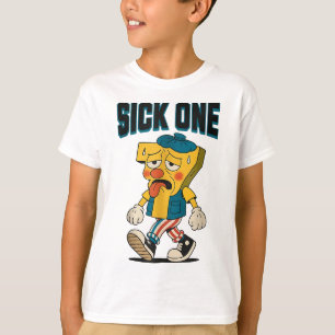 Camiseta Disfraz divertido juego de palabras Sick Seven 67 