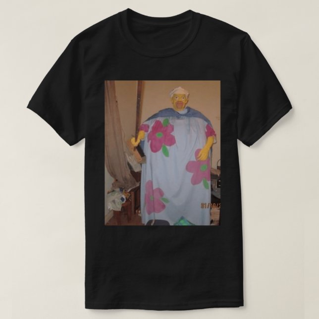 Camiseta Disfraz espeluznante de Homer muumuu Cursed Image  (Diseño del anverso)