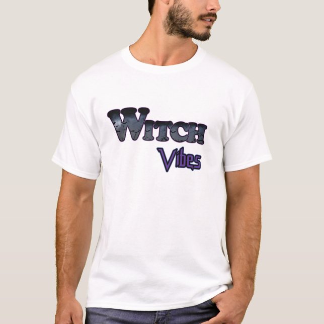 Camiseta Disfraz espeluznante de Vibes Halloween (Anverso)