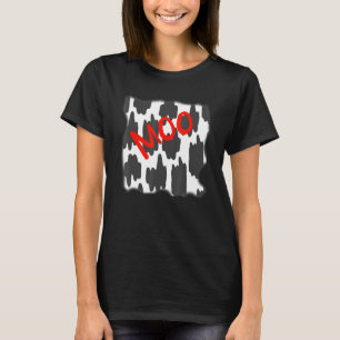 Camiseta Disfraz Fácil de Halloween con Estampado de Vaca