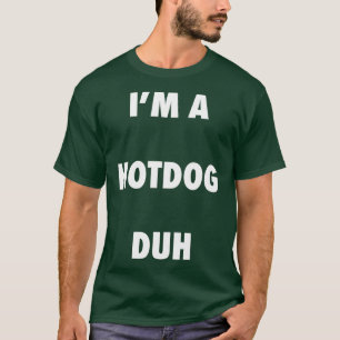 Camiseta Disfraz fácil de hotdog para hombres mujeres