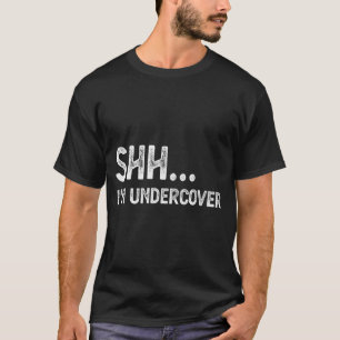 Camiseta Disfraz Fácil de Policía Encubierto Divertido Pioj