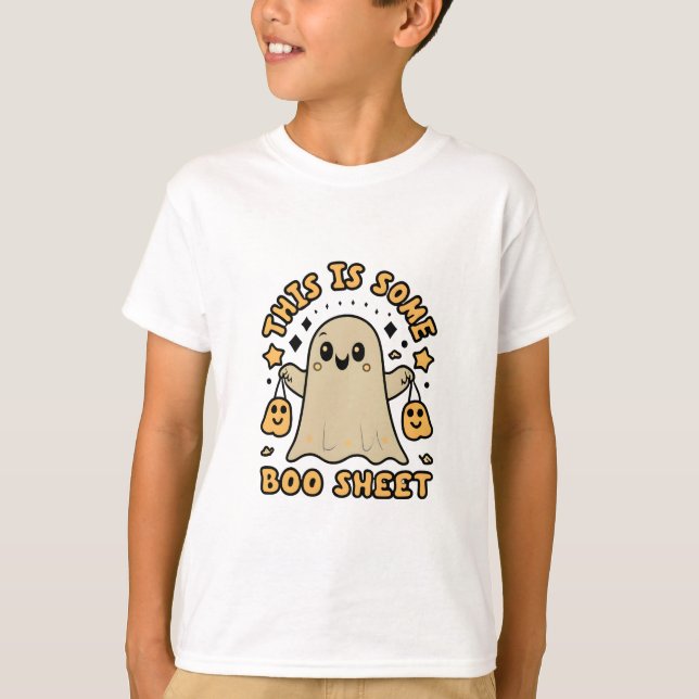 Camiseta Disfraz fantasma de Boo de Halloween (Anverso)