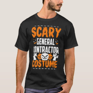 Camiseta Disfraz general de contratista de Halloween