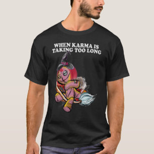 Camiseta Disfraz gráfico de muñeca voodoo de esqueleto de H