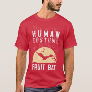 Camiseta disfraz humano de murciélago de frutas de Hallowee