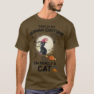 Camiseta Disfraz humano Soy un gatito que conduce a H