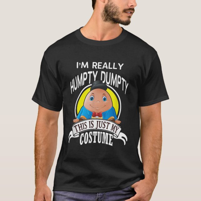 Camiseta Disfraz Humpty Dumpty Halloween Este Es Mi Disfraz (Anverso)