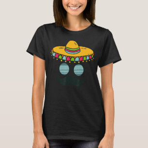 Camiseta Disfraz mexicano gracioso Cinco De Mayo Mustache