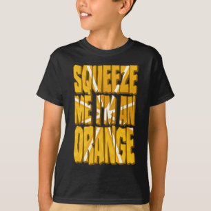 Camiseta Disfraz naranja Gracioso de Halloween Citrus Fruit