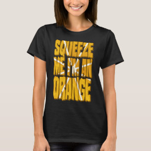 Camiseta Disfraz naranja Gracioso de Halloween Citrus Fruit