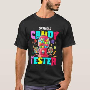 Camiseta Disfraz oficial de probador de dulces Lollipop div