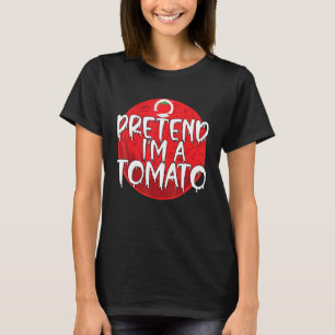 Camiseta Disfraz Perezoso De Halloween Finge Que Soy Un Tom