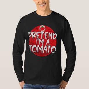 Camiseta Disfraz Perezoso De Halloween Finge Que Soy Un Tom