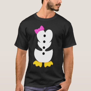 Camiseta Disfraz pingüino de Halloween Chica de Tuxedo grac