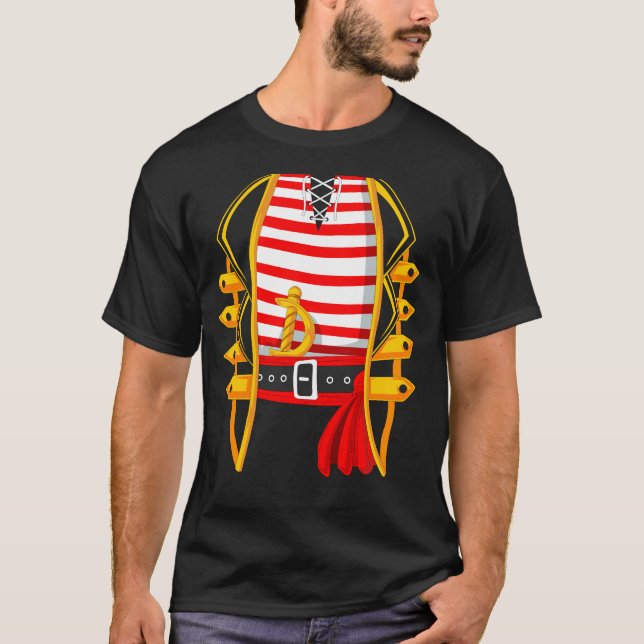 Camiseta disfraz pirata (Anverso)