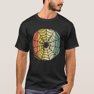 Camiseta Disfraz Tarantula Cobweb Retro Halloween