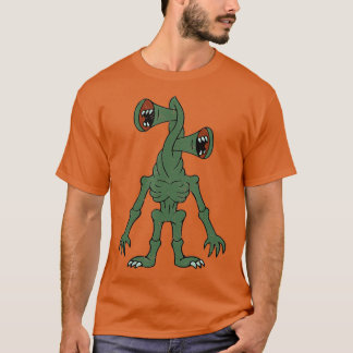 Camiseta Disfraz verde de la cabeza de la sirena para los n