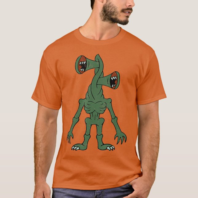 Camiseta Disfraz verde de la cabeza de la sirena para los n (Anverso)