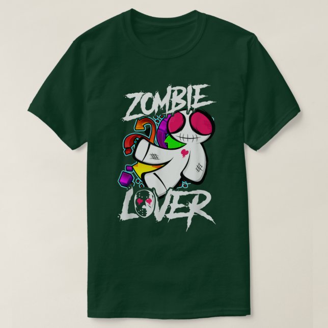 Camiseta Disfraz Zombie Lover Scary Halloween 6934 (Diseño del anverso)