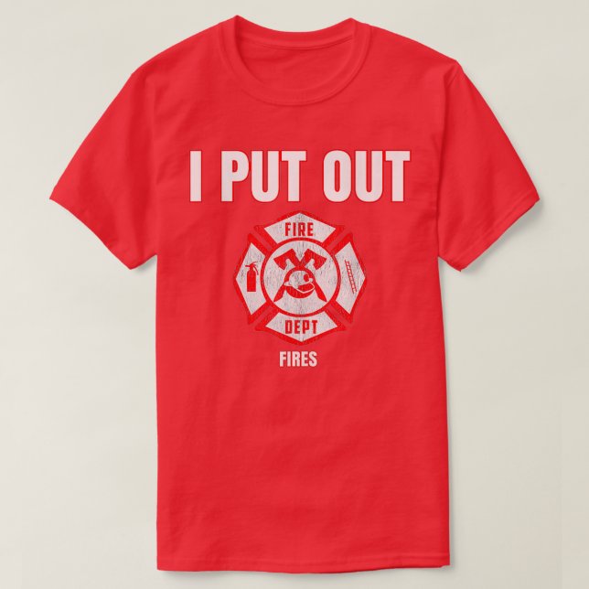 Camiseta Disfrazado Funny Bombero Yo Extirpo A Los Bomberos (Diseño del anverso)