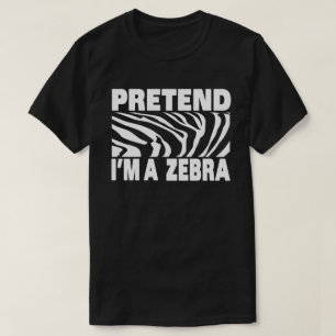 Camiseta Disfrázame de cebra Divertido y Fácil Disfraz de H