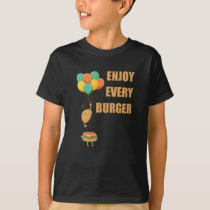 Camiseta Disfruta Cada Burger Funny