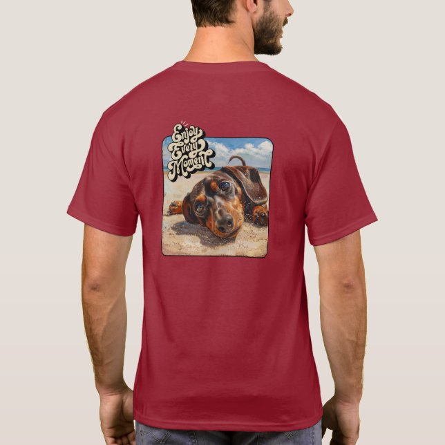 Camiseta "Disfruta cada momento" (Reverso)