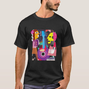 Camiseta Disfruta de arte abstracto como Picaso Art Way Gra