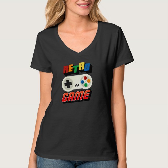 Camiseta Disfruta de Guay Retro Game Controller Tees y Co (Anverso)