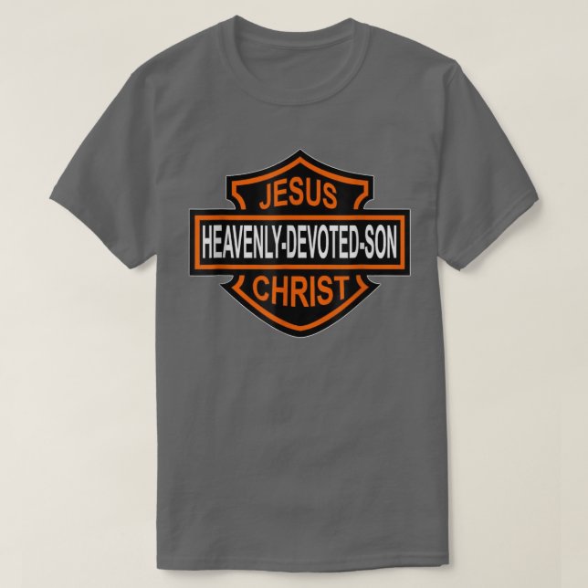 Camiseta Disfruta de Jesucristo Heavenly Ded Son Parody Rel (Diseño del anverso)