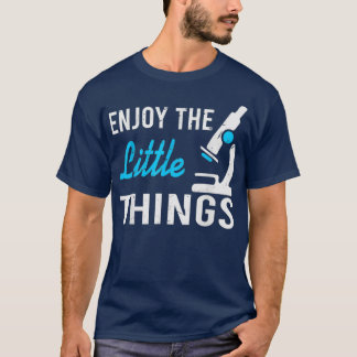 Camiseta Disfruta de la ciencia de las pequeñas cosas 2