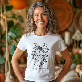 Camiseta Disfruta de la libélula de momentos mágicos de la 