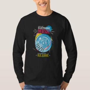 Camiseta Disfruta de la música genial de la vieja escuela c