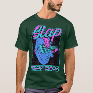 Camiseta Disfruta de la Slap Bass Guitar Jam Session Slap q