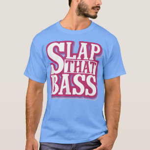 Camiseta Disfruta de la Slap Bass Guitar Jam Session Slap q