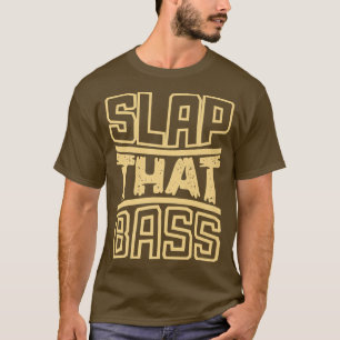 Camiseta Disfruta de la Slap Bass Guitar Jam Session Slap q