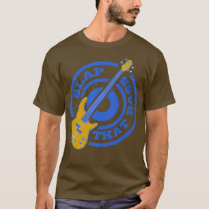 Camiseta Disfruta de la Slap Bass Guitar Jam Session Slap q