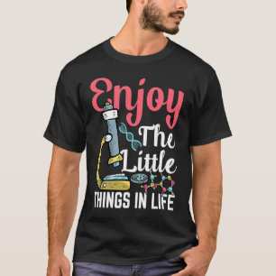 Camiseta Disfruta De Las Pequeñas Cosas En La Boca De La Mi