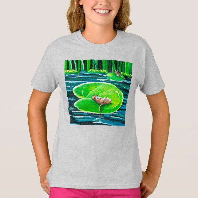 Camiseta Disfruta de Lily Pad (Anverso)