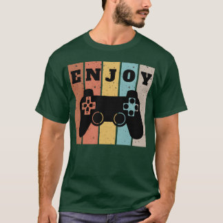 Camiseta Disfruta de los colores vintage de la partida amig