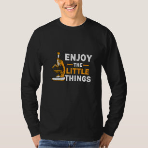 Camiseta Disfruta de pequeñas cosas Microbiología Microbiól